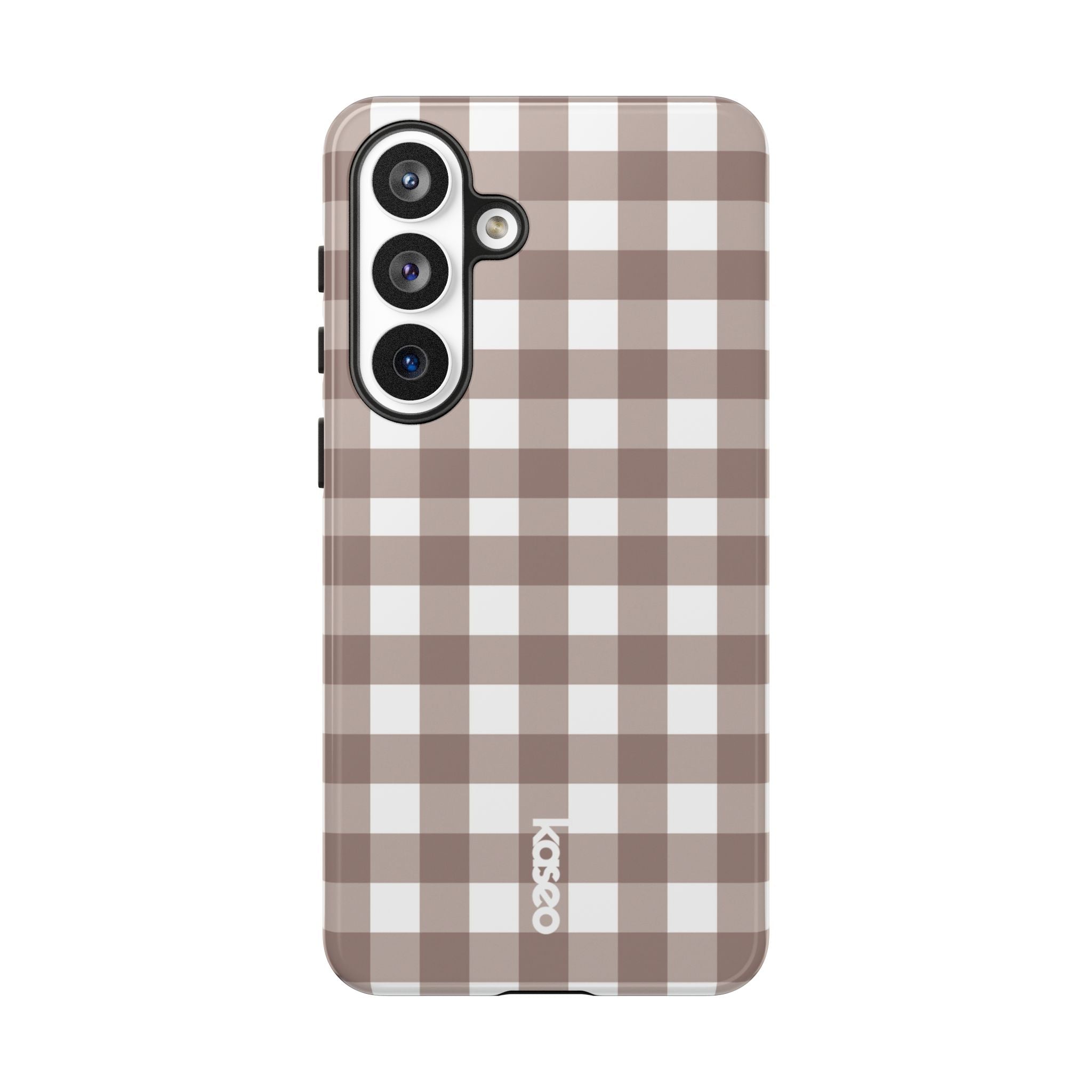 Gingham Brown