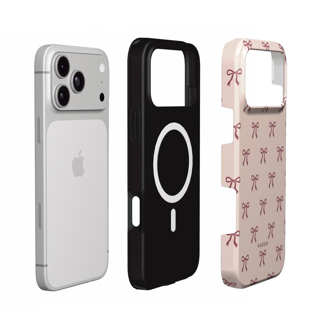 Festive Bow MagSafe phone case - MagSafe layers