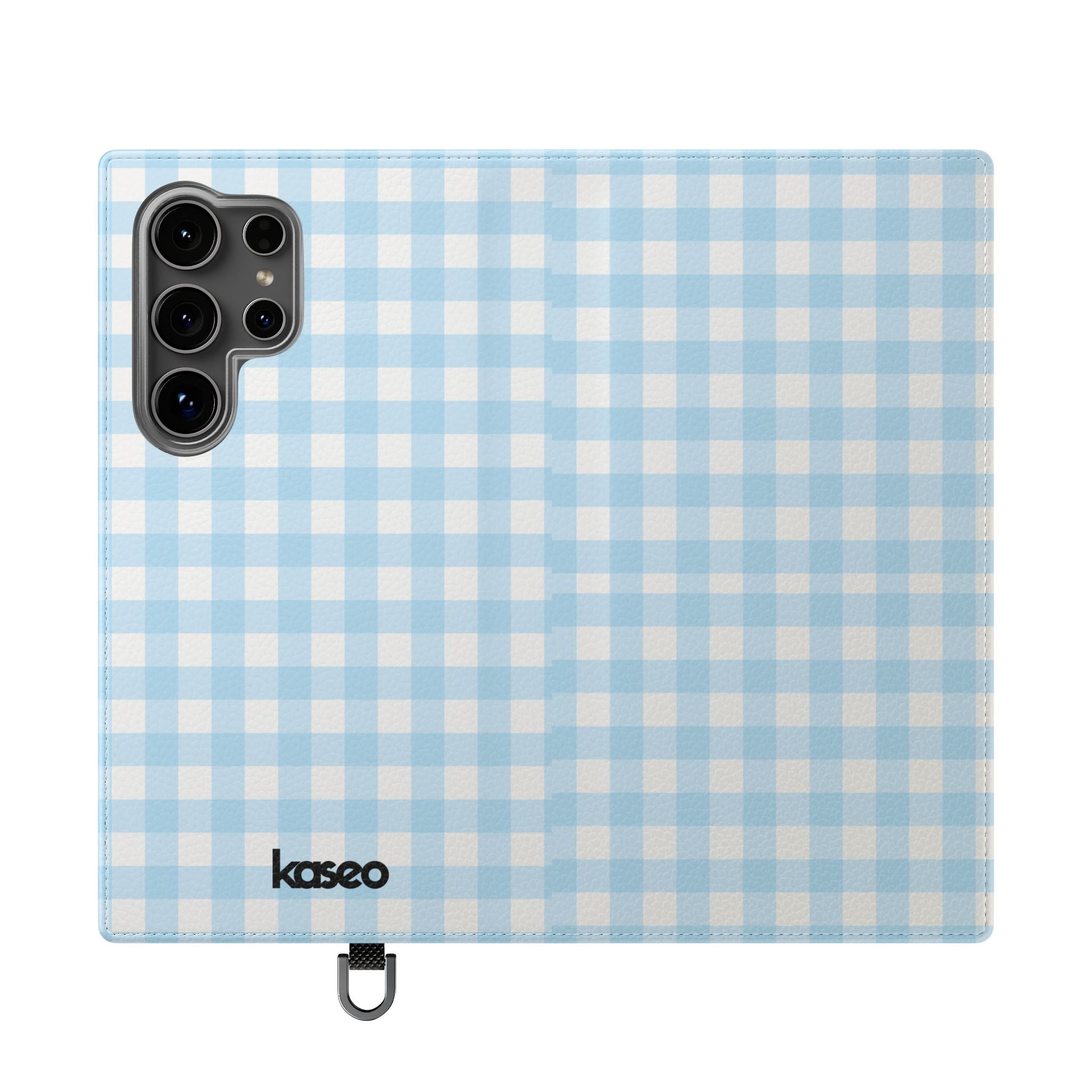 Gingham Sky - Flip Phone Case
