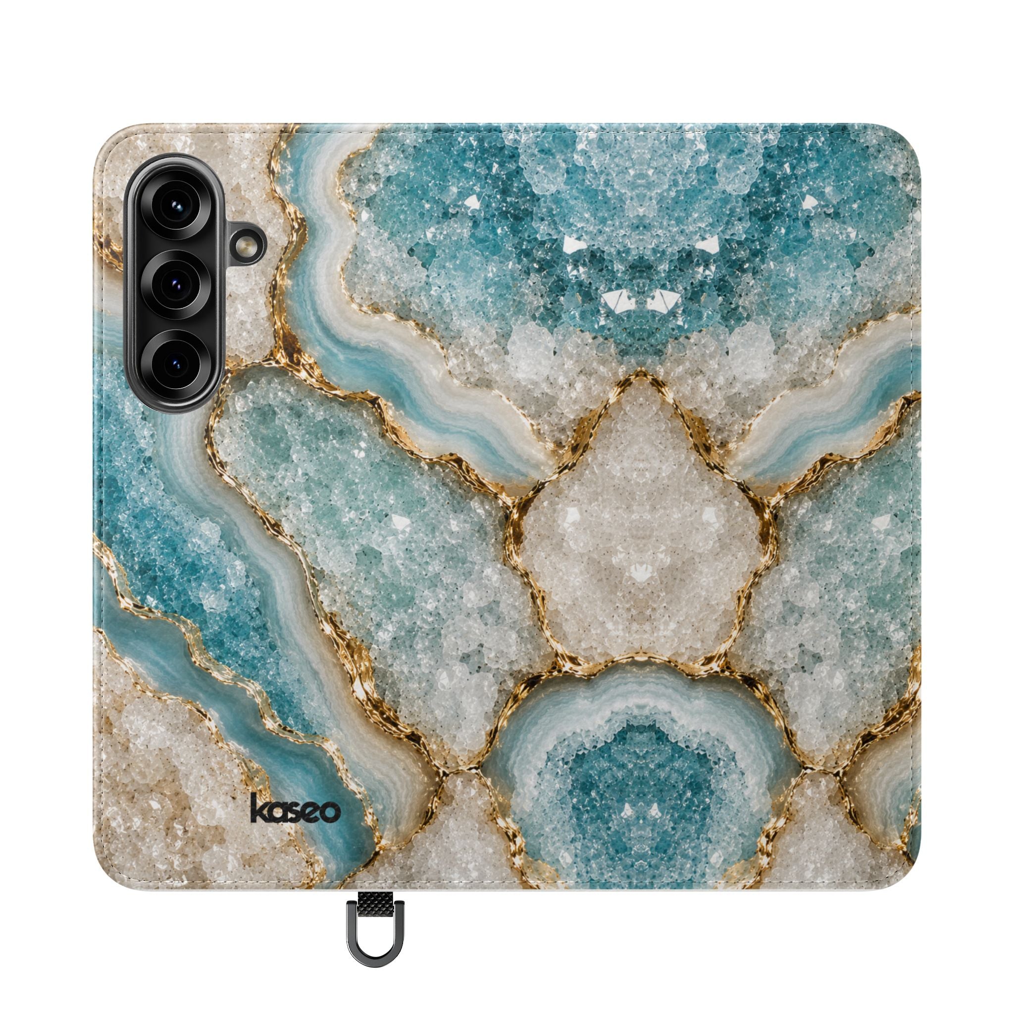 Crystal Aqua - Flip Phone Case