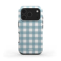 Gingham Blue - MagSafe Tough Phone Case