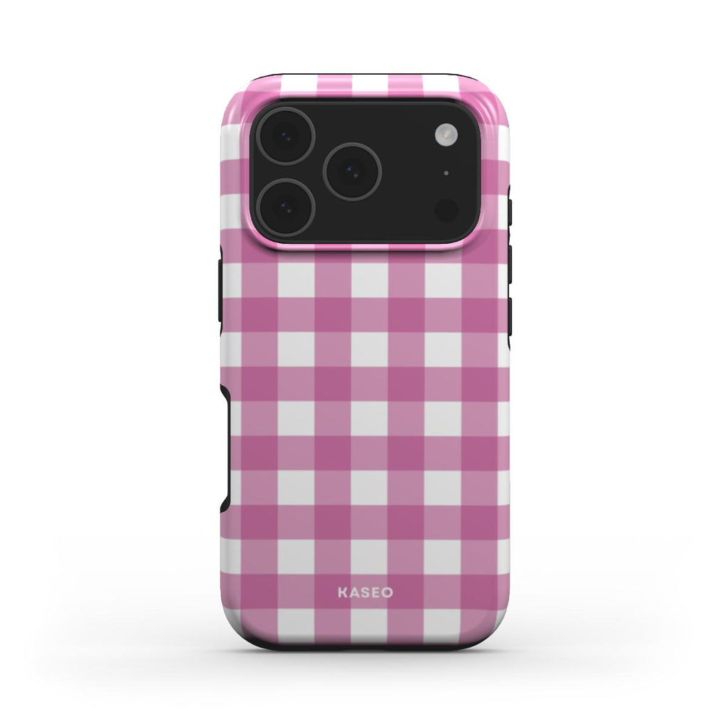 Gingham Pink - MagSafe Tough Phone Case