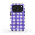 Gingham Purple - MagSafe Tough Phone Case