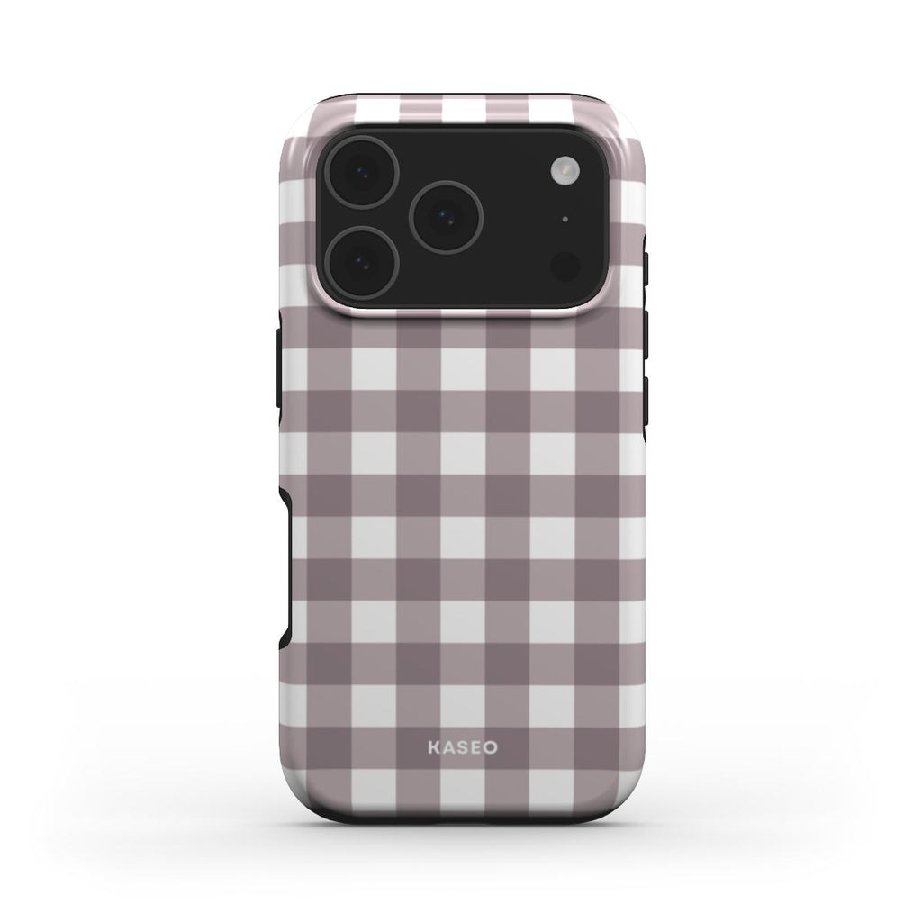Gingham Brown - MagSafe Tough Phone Case