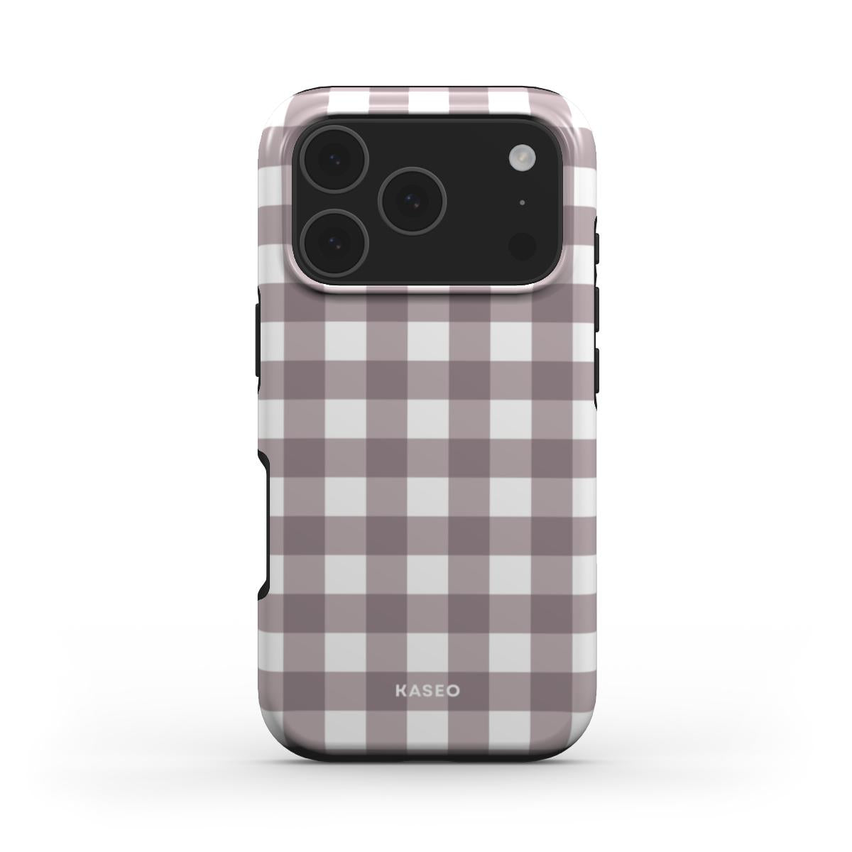 Gingham Brown - MagSafe Tough Phone Case