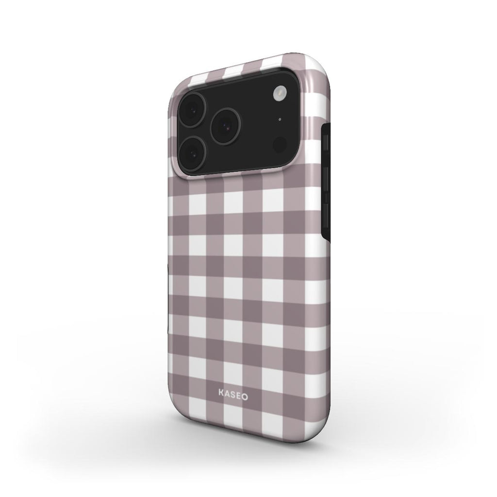 Gingham Brown - MagSafe Tough Phone Case