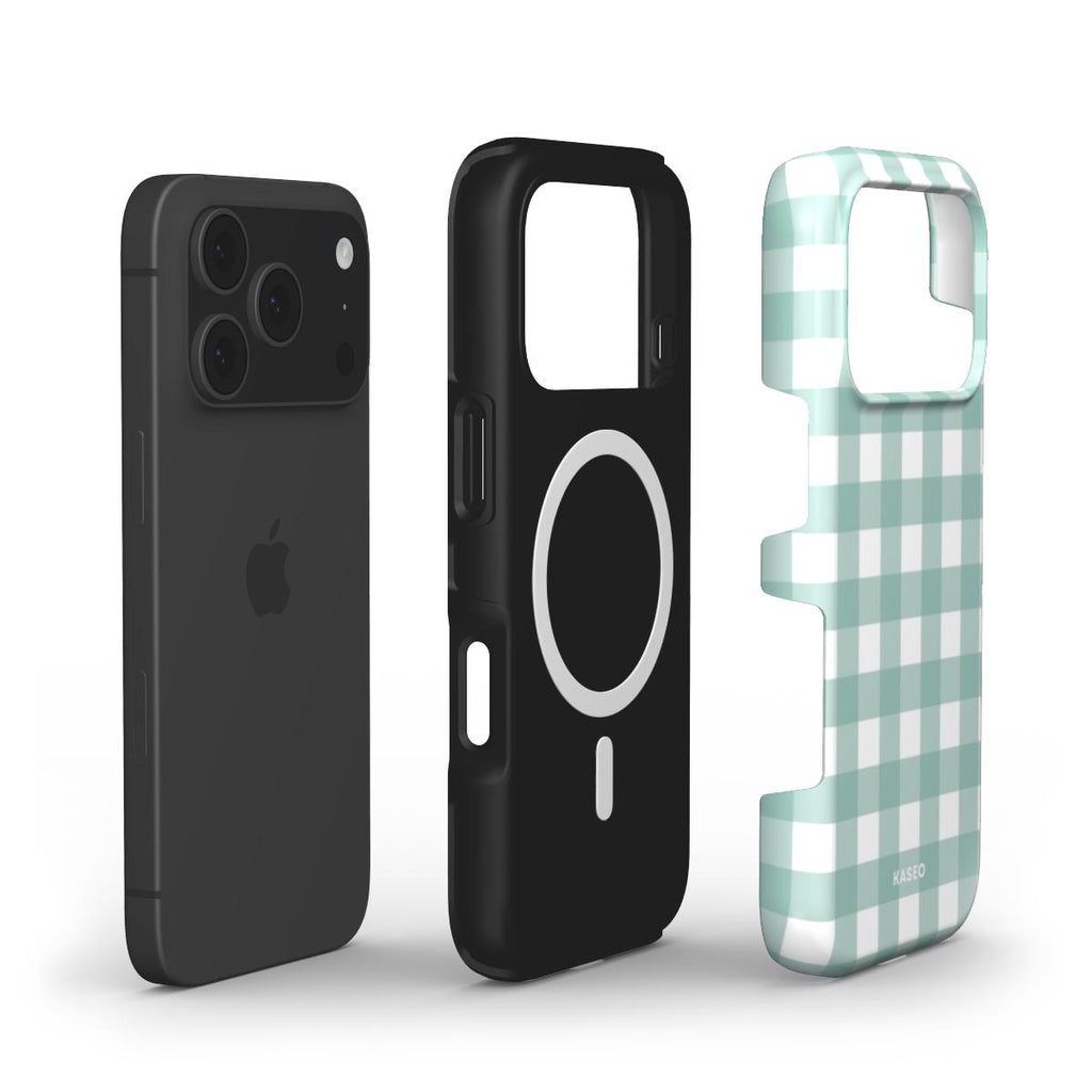 Gingham Moss - MagSafe Tough Phone Case