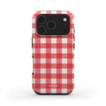 Gingham Red - MagSafe Tough Phone Case