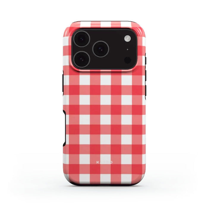 Gingham Red