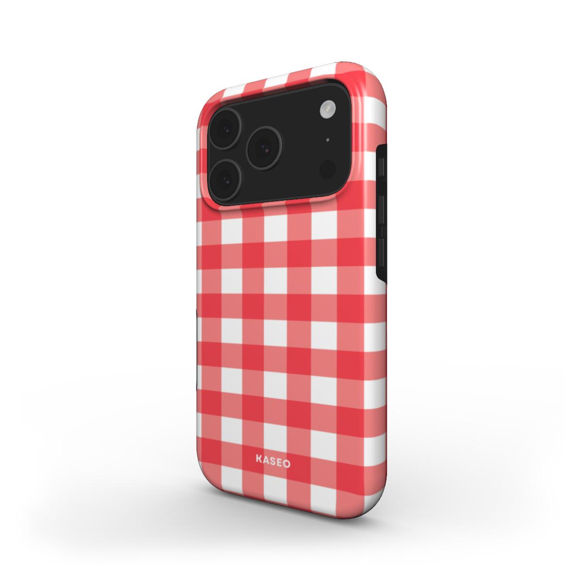 Gingham Red - MagSafe Tough Phone Case