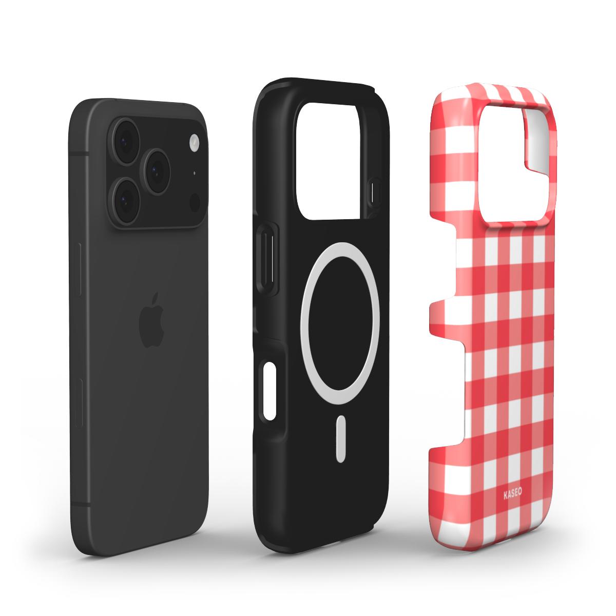 Gingham Red - MagSafe Tough Phone Case