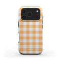 Gingham Yellow - MagSafe Tough Phone Case