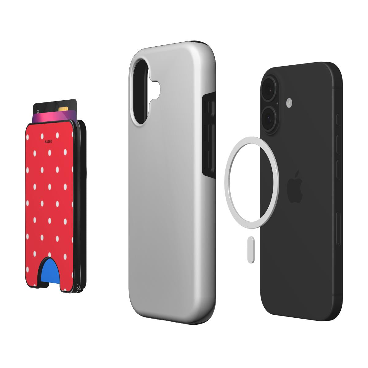 KASEO Magnetic Wallet - Festive Spot