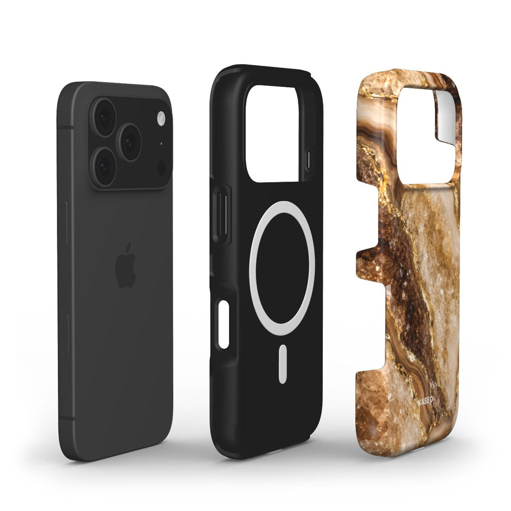 Brown Marble - MagSafe Tough Phone Case