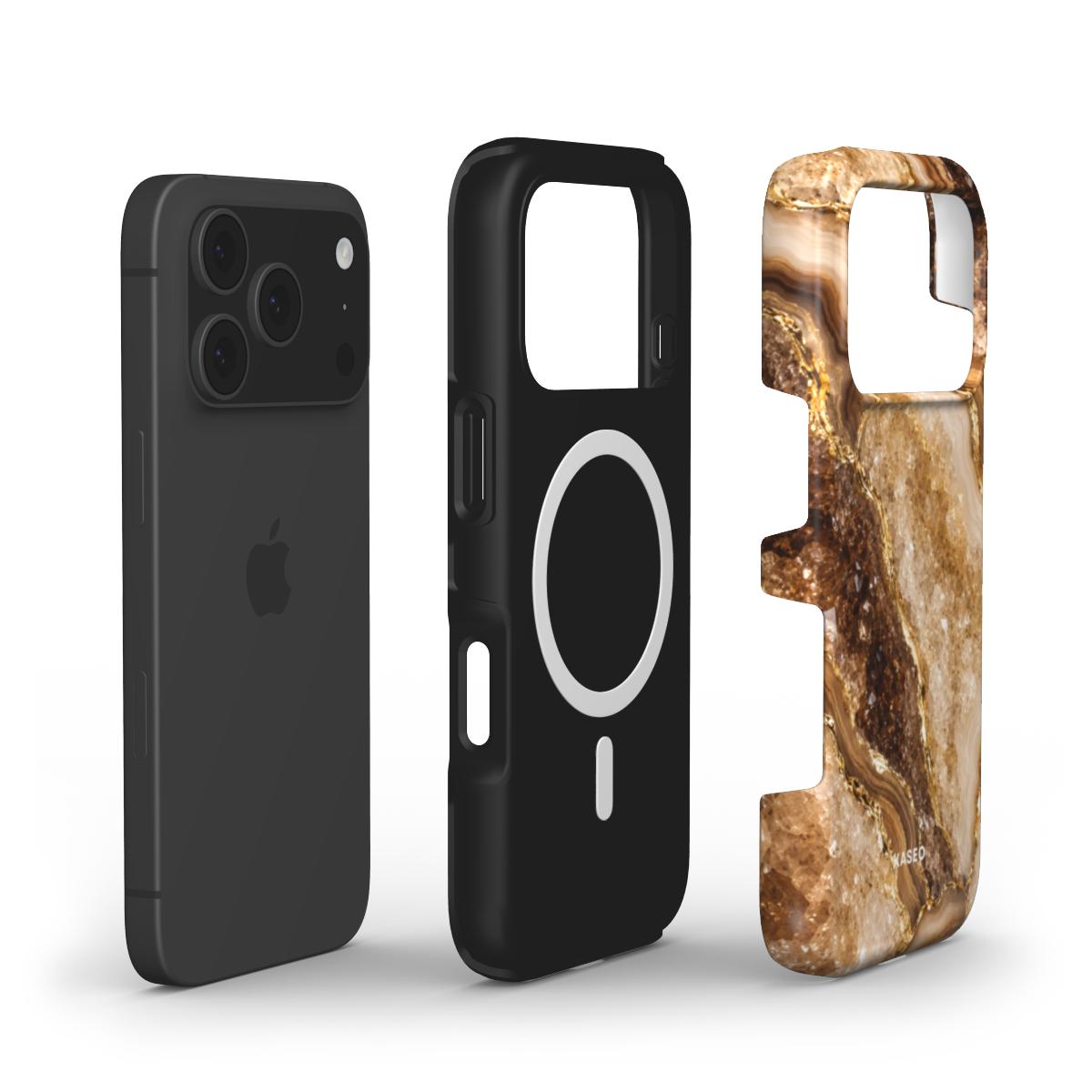 Brown Marble - MagSafe Tough Phone Case