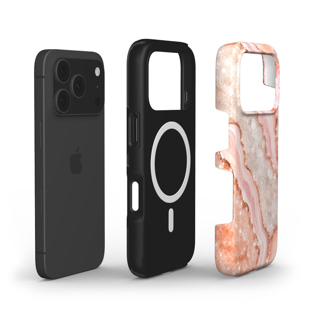 Pink Marble - MagSafe Tough Phone Case