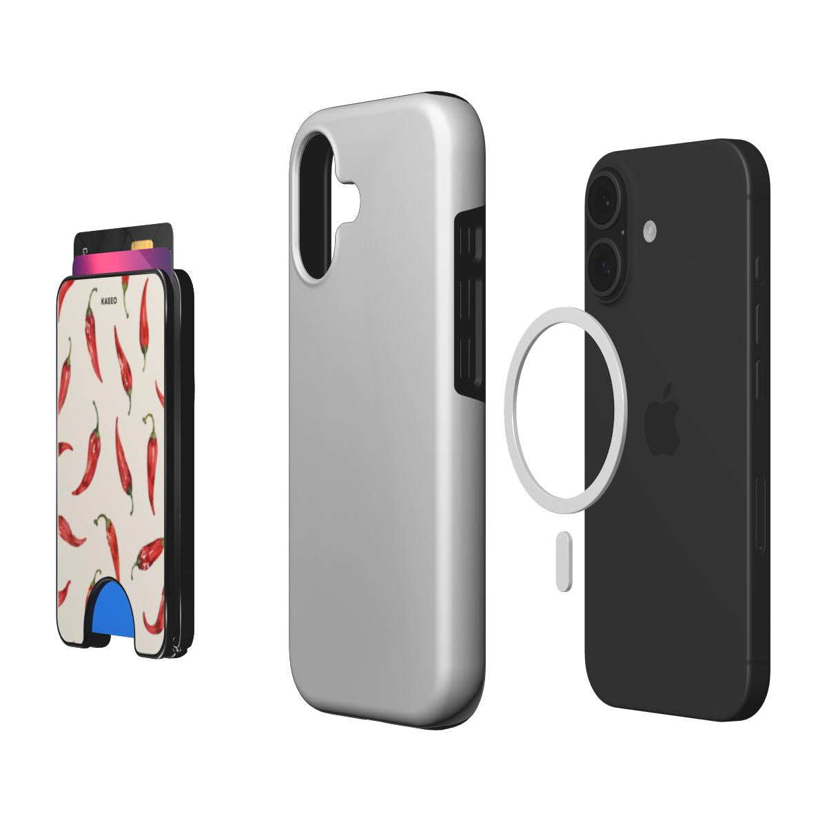 KASEO Magnetic Wallet - Chilli