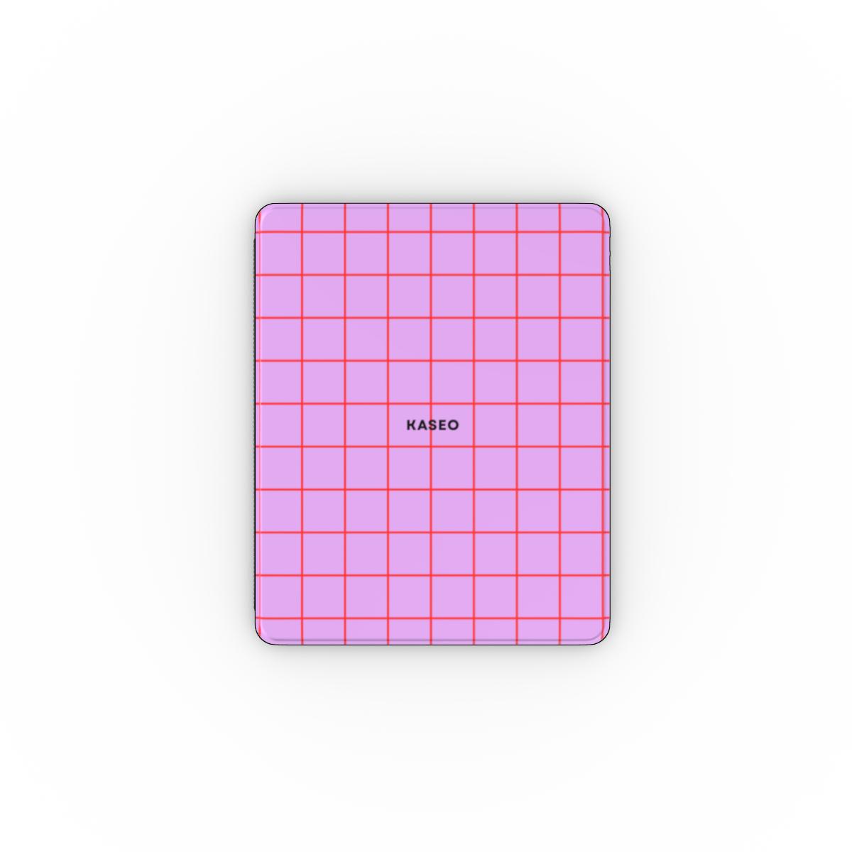 Pink Grid - Apple iPad Case