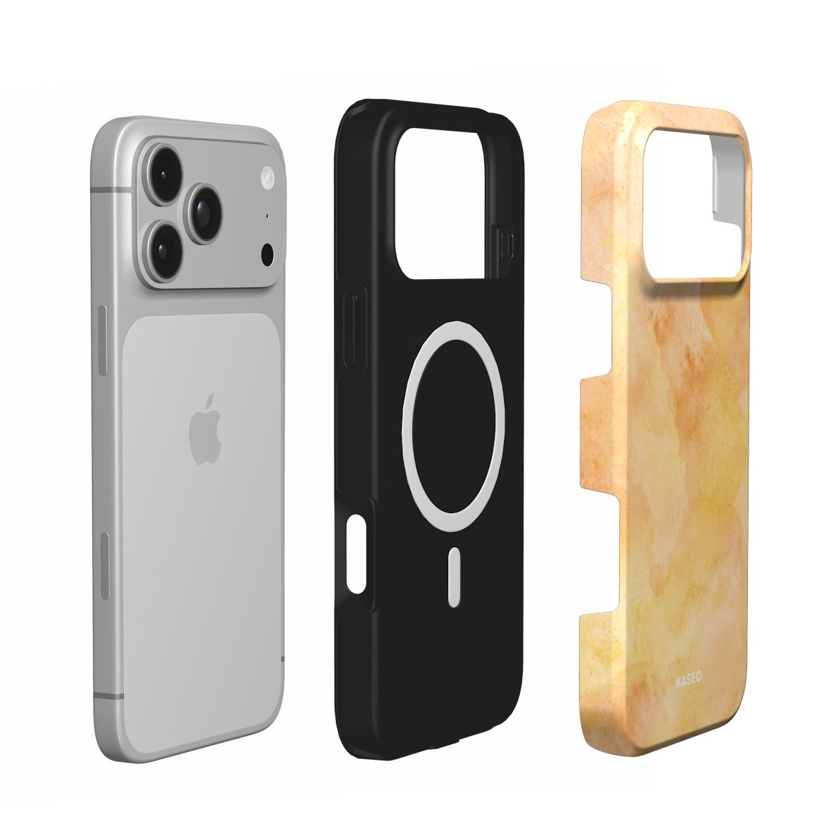 Watercolour Yellow - MagSafe Tough Phone Case