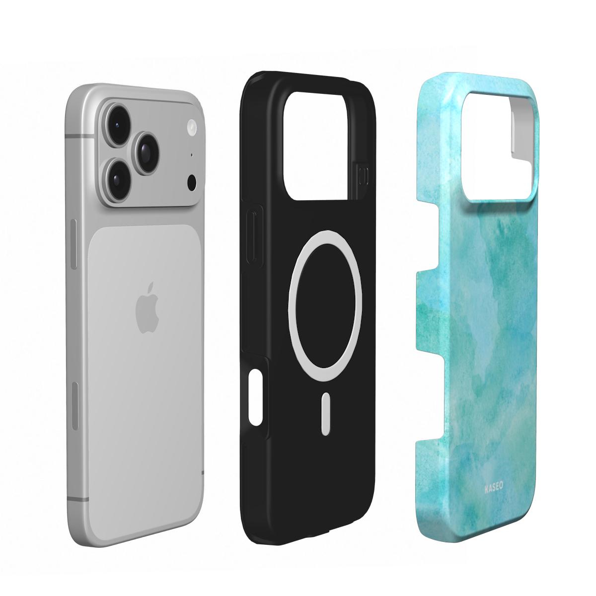 Watercolour Azure - MagSafe Tough Phone Case
