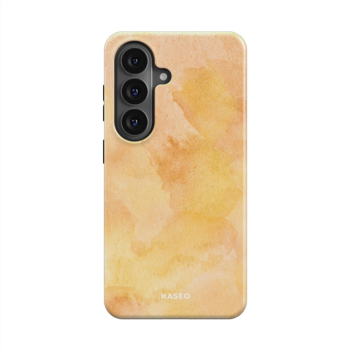 Watercolour Yellow - Android Tough Phone Case