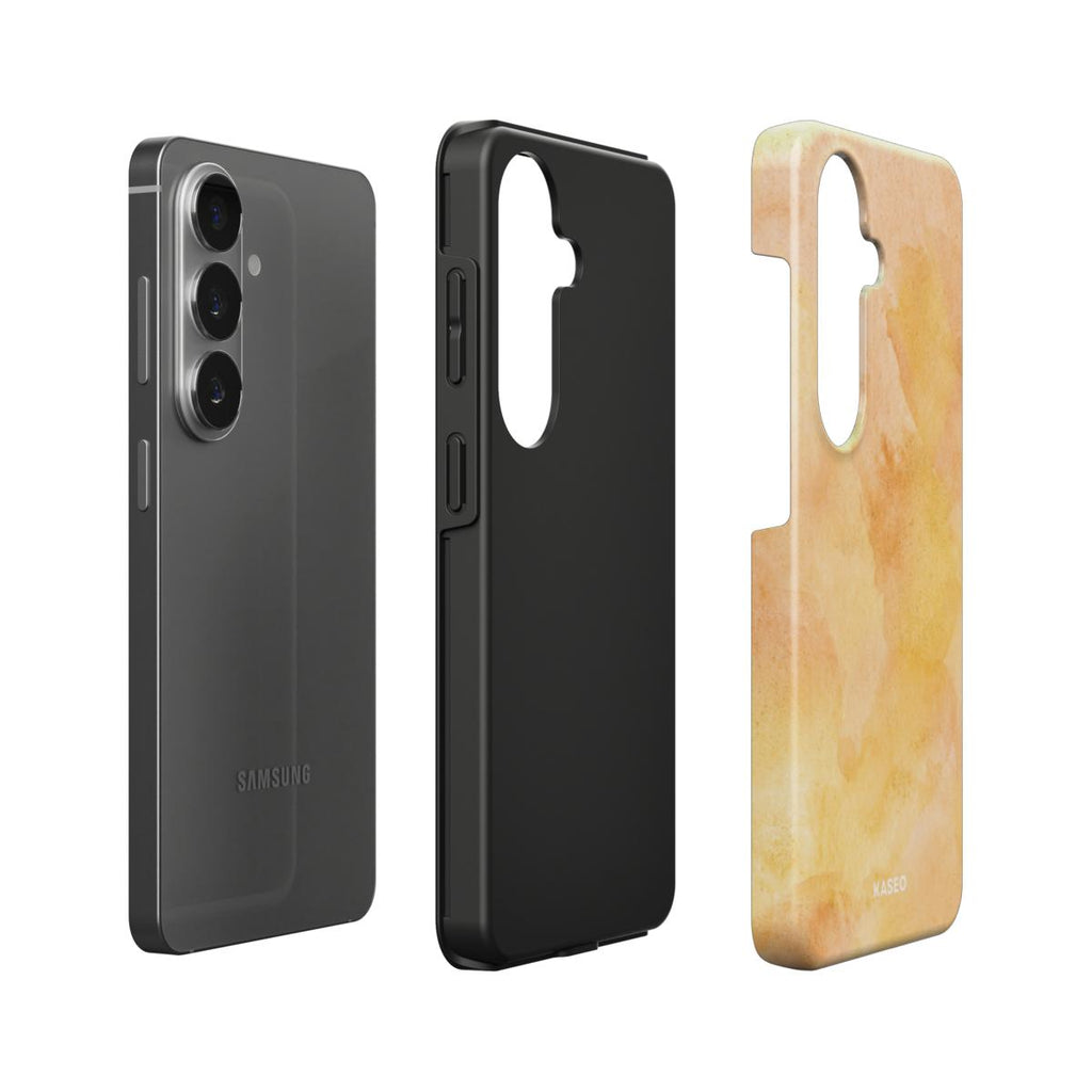 Watercolour Yellow - Android Tough Phone Case