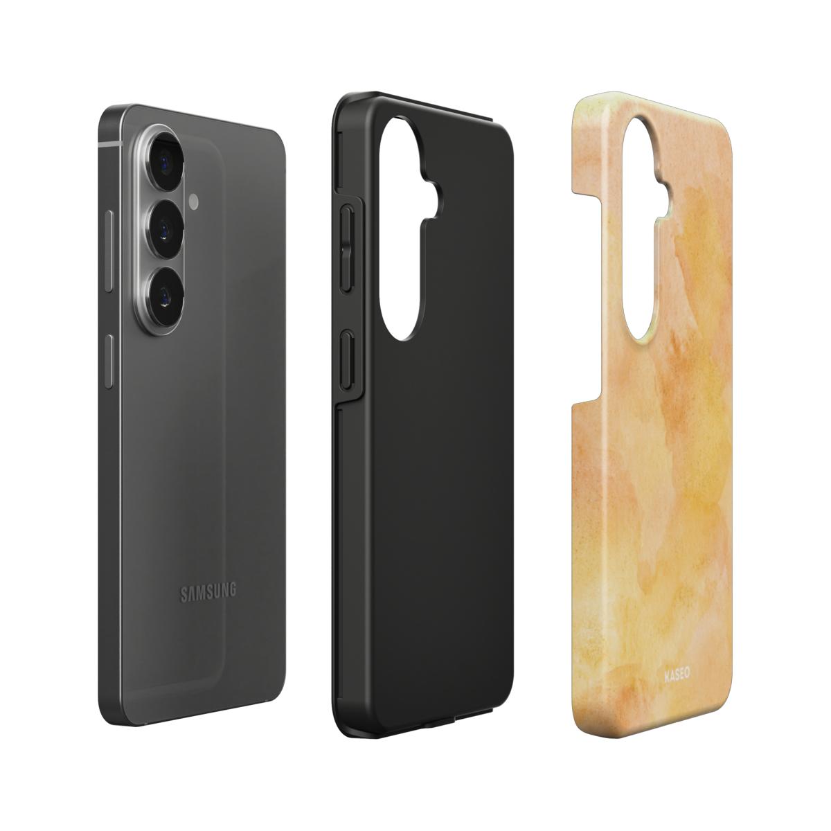 Watercolour Yellow - Android Tough Phone Case