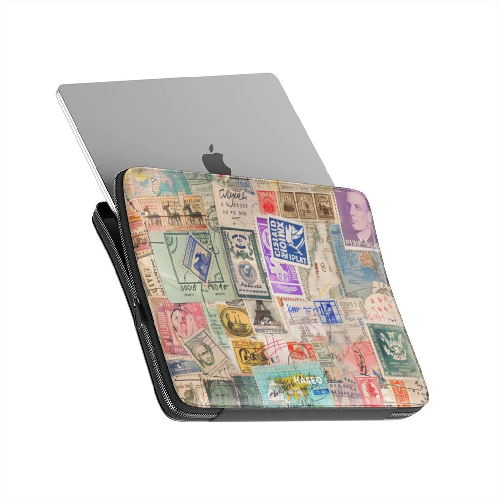 Premium Laptop Sleeve - Post Stamps