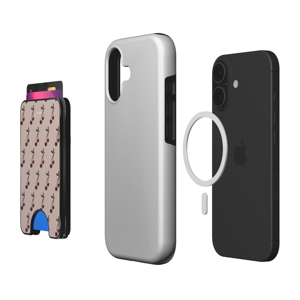 KASEO Magnetic Wallet - Cherry Blush