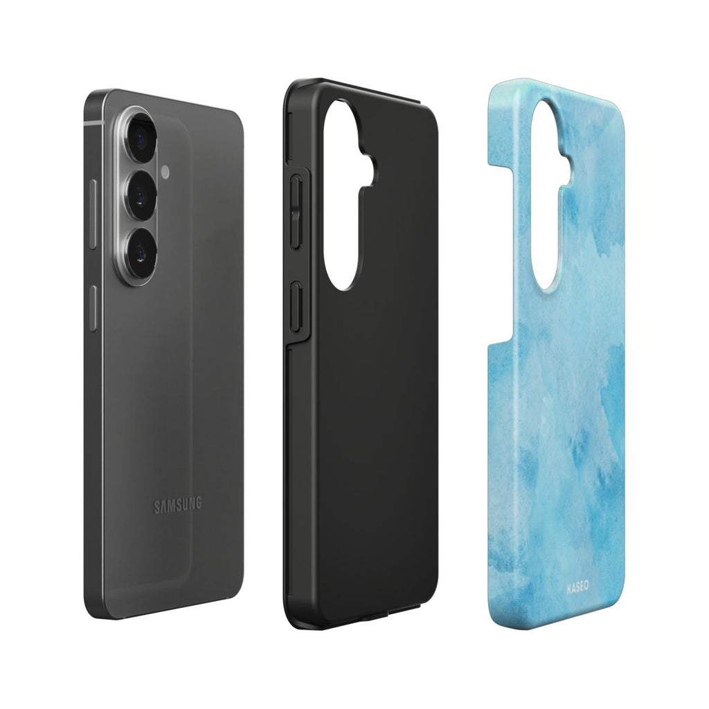 Watercolour Sky Blue - Android Tough Phone Case