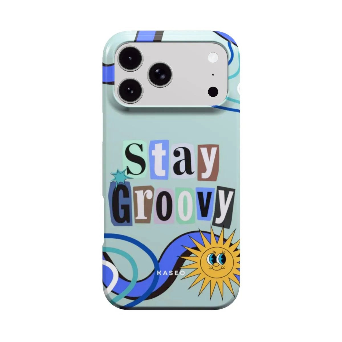Stay Groovy (Blue Edition) MagSafe phone case