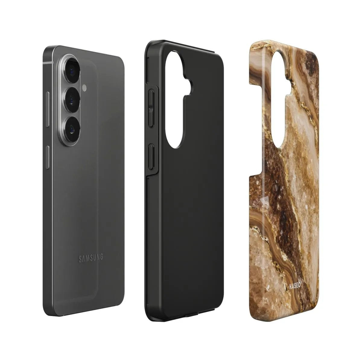 Brown Marble - Android Tough Phone Case
