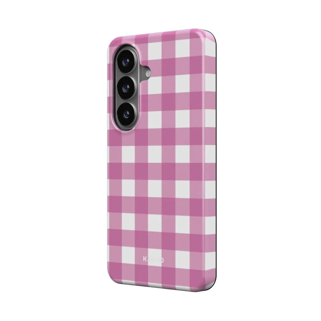 Gingham Pink - Android Tough Phone Case