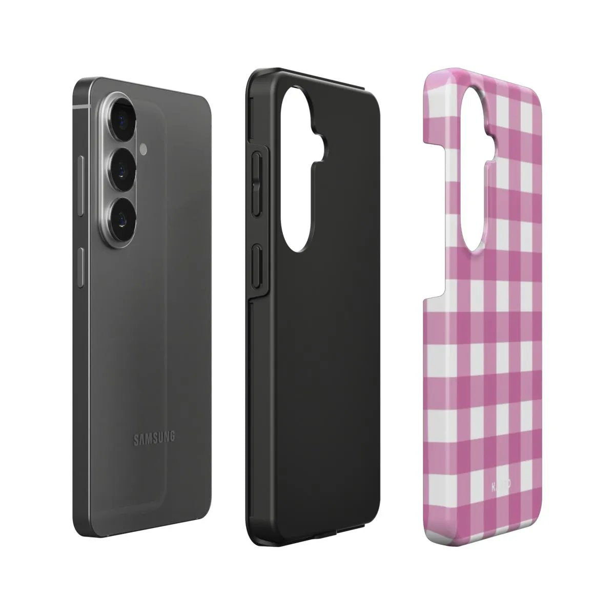 Gingham Pink - Android Tough Phone Case