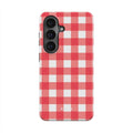 Gingham Red - Android Tough Phone Case