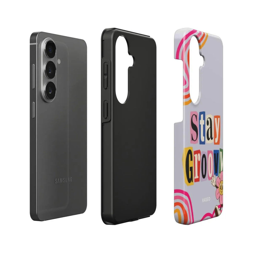 Stay Groovy (Pink Edition) - Android Tough Phone Case