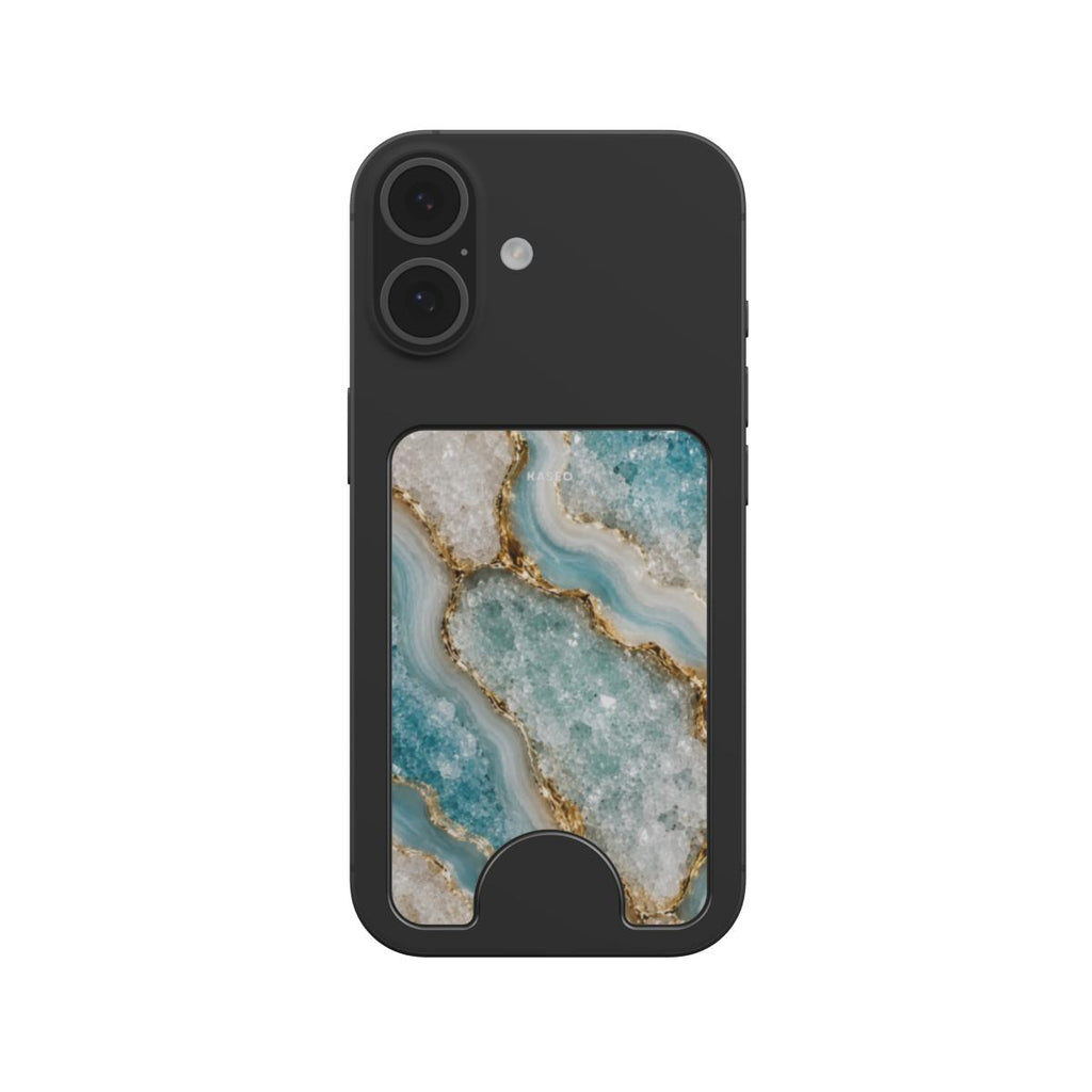 Aqua Marble - Magnetic Wallet