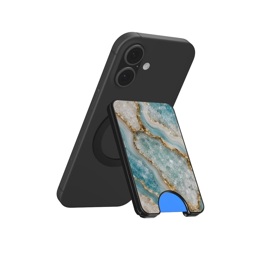 Aqua Marble - Magnetic Wallet