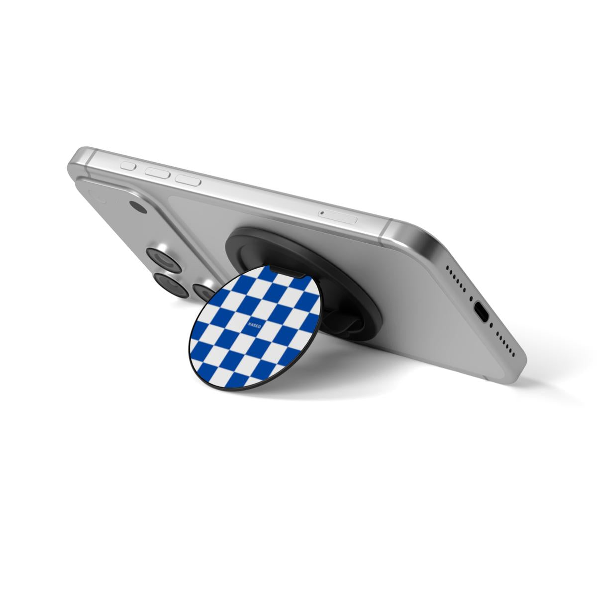 Blue Tiles - Magnetic Phone Grip
