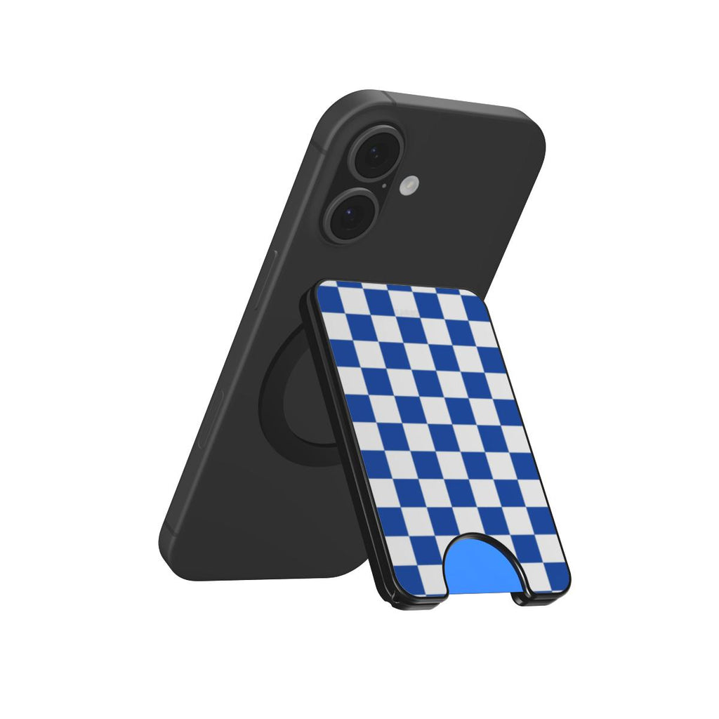 Blue Tiles - Magnetic Wallet