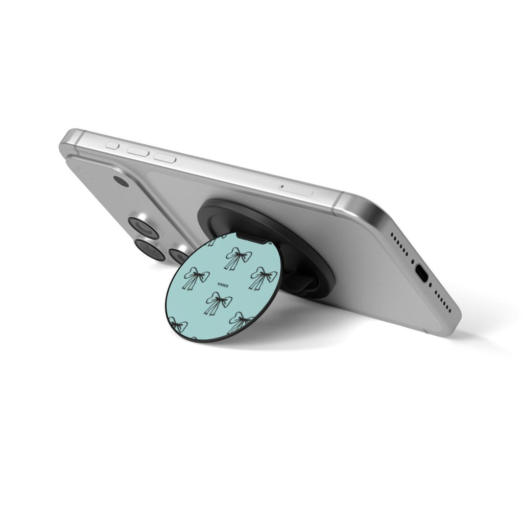 Bow Blue - Magnetic Phone Grip
