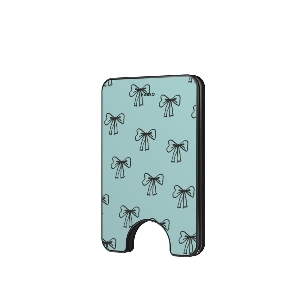 Bow Blue - Magnetic Wallet