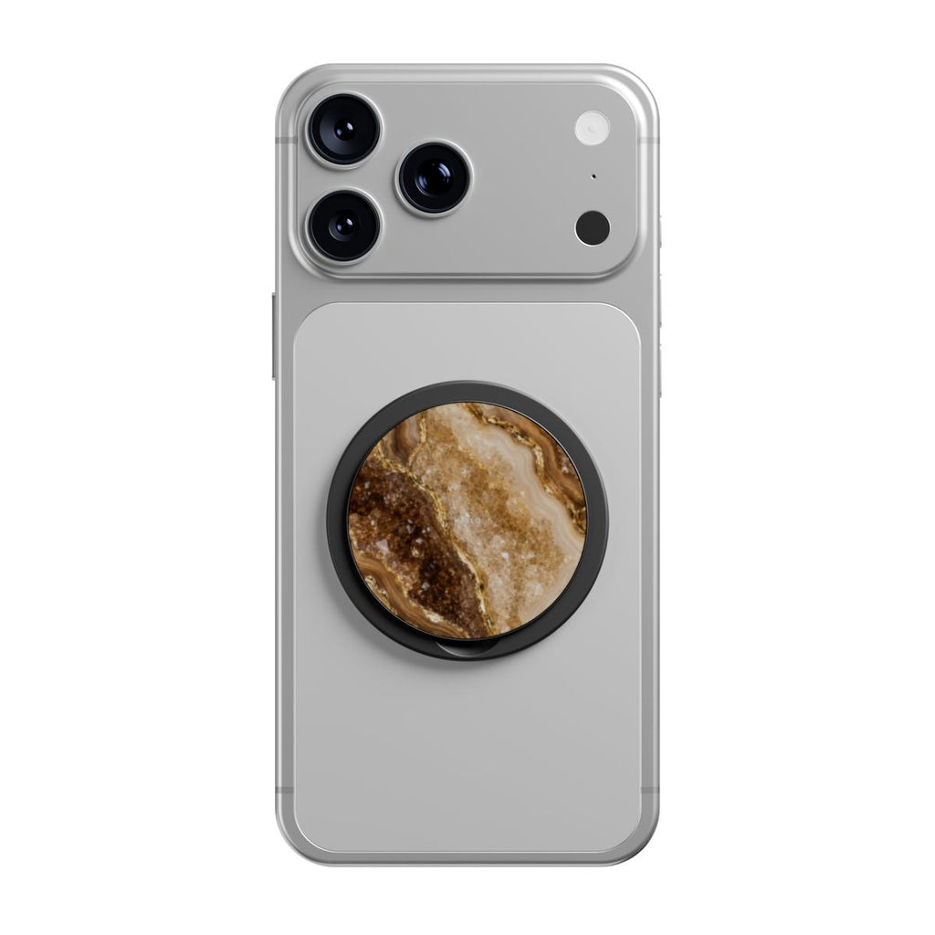 Brown Marble - Magnetic Phone Grip