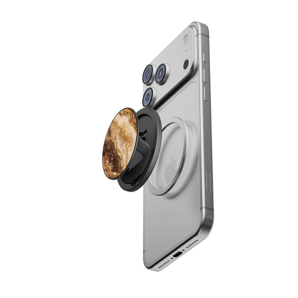 Brown Marble - Magnetic Phone Grip