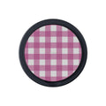 Gingham Pink - Magnetic Phone Grip