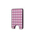 Gingham Pink - Magnetic Wallet