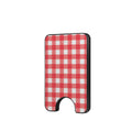 Gingham Red - Magnetic Wallet