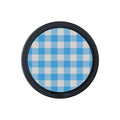 Gingham Sky Blue - Magnetic Phone Grip