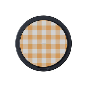 Gingham Yellow - Magnetic Phone Grip