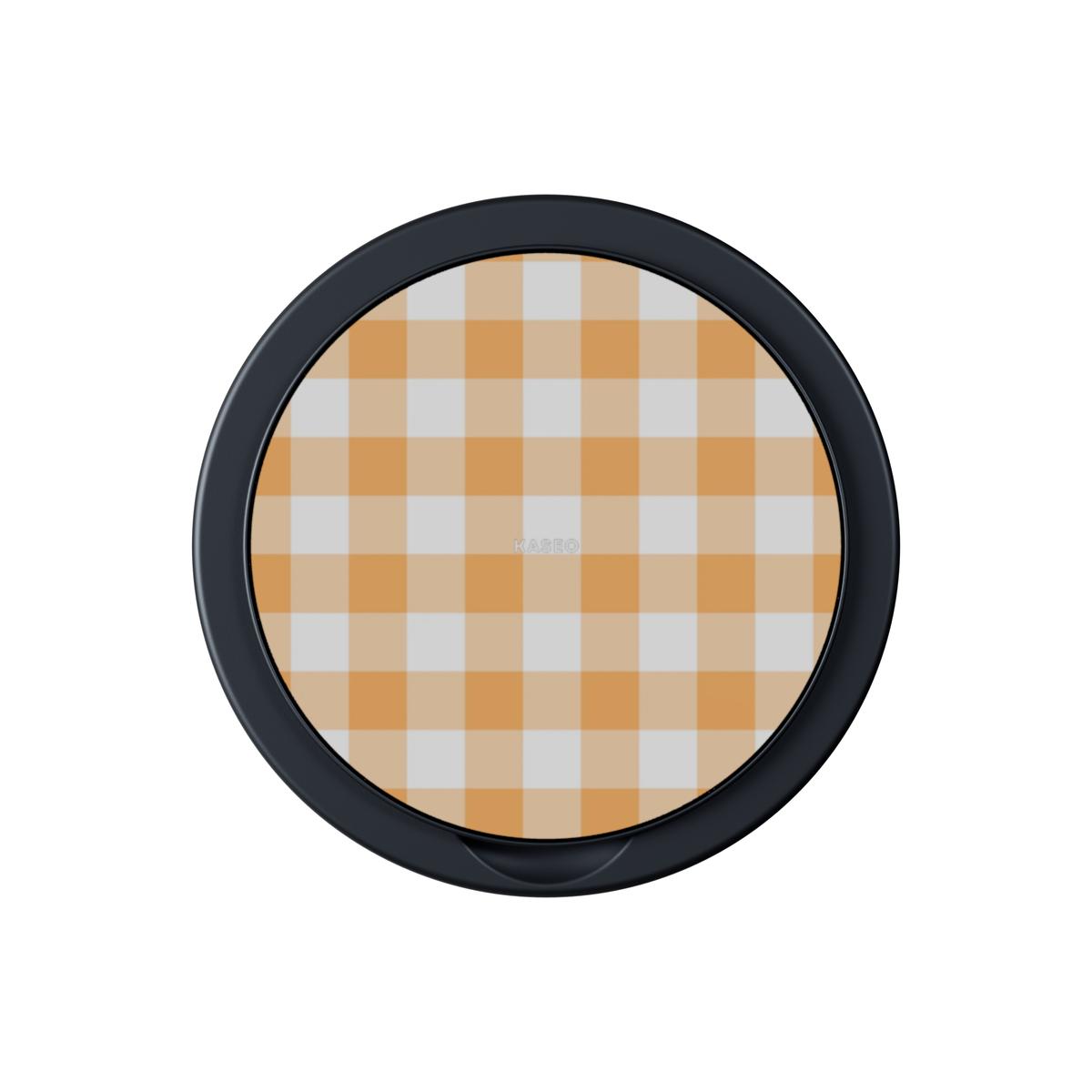 Gingham Yellow - Magnetic Phone Grip